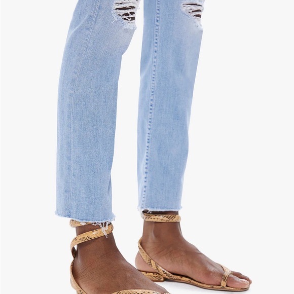 Mother Denim High Waisted Rider Ankle Fray - Picture 3 of 8